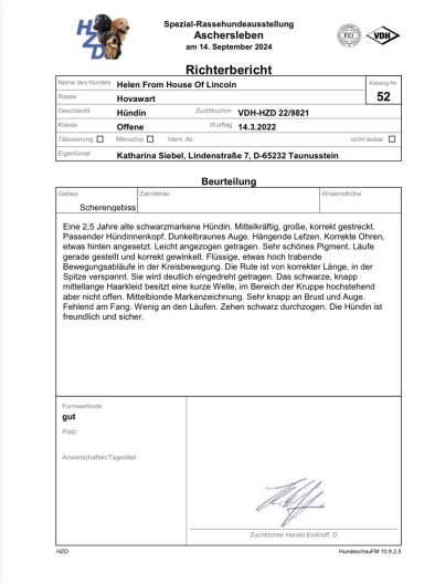 Richterbericht - Aschersleben - 14.09.2024